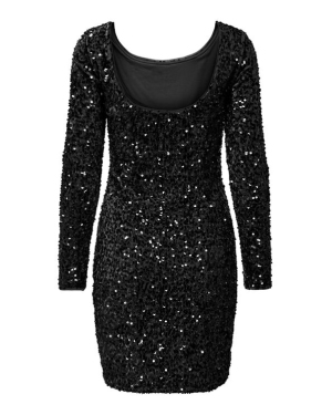 ONLY Sukienka koktajlowa 15310181 Czarny Regular Fit