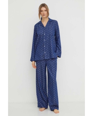 Polo Ralph Lauren piżama damska kolor granatowy
