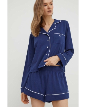 Polo Ralph Lauren piżama damska kolor granatowy