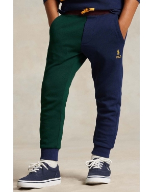 Polo Ralph Lauren spodnie dresowe dziecięce kolor zielony wzorzyste