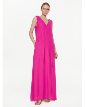 Fabiana Filippi Sukienka letnia ABD273W223 Różowy Regular Fit