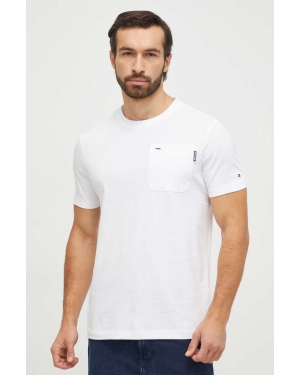 Tommy Hilfiger t-shirt bawełniany męski kolor biały gładki MW0MW33696