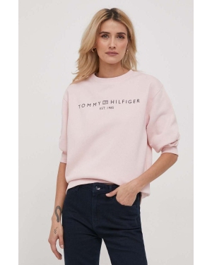 Tommy Hilfiger bluza damska kolor różowy