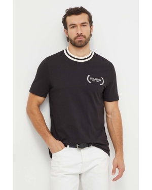 Tommy Hilfiger t-shirt bawełniany męski kolor czarny MW0MW33681