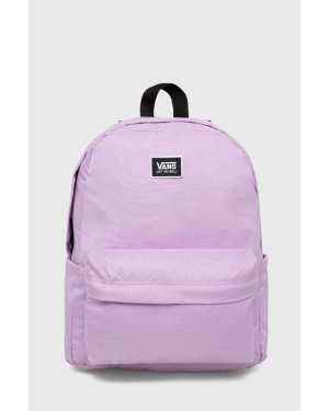 Vans plecak kolor fioletowy duży z aplikacją