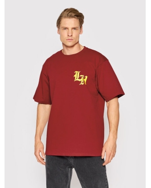 Local Heroes T-Shirt Supreme SS22T0053 Czerwony Oversize