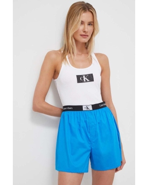 Calvin Klein Underwear piżama damska kolor niebieski