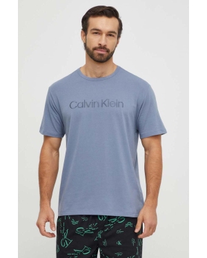 Calvin Klein Underwear t-shirt lounge kolor niebieski