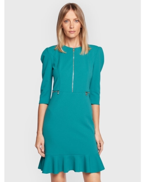 Rinascimento Sukienka koktajlowa CFC0111065003 Zielony Regular Fit