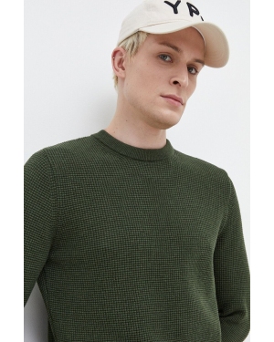Superdry sweter bawełniany kolor zielony
