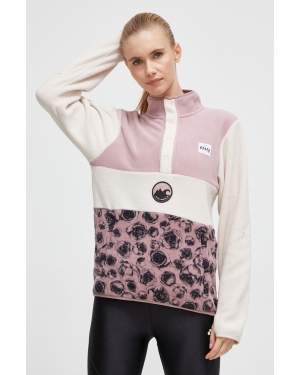 Eivy bluza sportowa Mountain kolor różowy wzorzysta