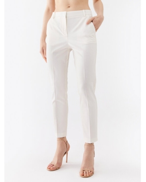 Pinko Spodnie materiałowe Bello 100155 A0HO Biały Cropped Fit