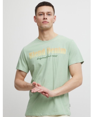 Blend T-Shirt 20715332 Zielony Regular Fit