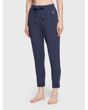 Seidensticker Spodnie piżamowe 12.520663 Granatowy Regular Fit