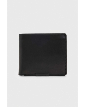 AllSaints portfel skórzany Blyth męski kolor czarny