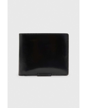 AllSaints portfel skórzany Attain męski kolor czarny