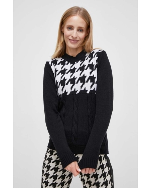 Newland sweter wełniany damski kolor czarny