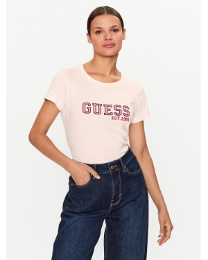 Guess T-Shirt W3YI35 K8G01 Różowy Regular Fit