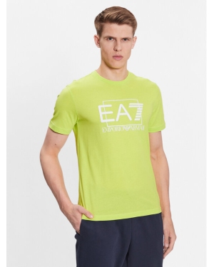 EA7 Emporio Armani T-Shirt 3RPT81 PJM9Z 1871 Zielony Regular Fit
