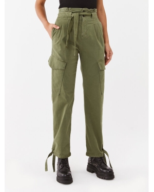 Pinko Spodnie materiałowe 101786 A15L Zielony Regular Fit