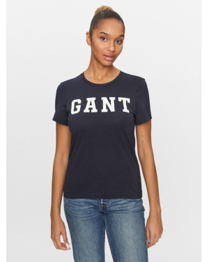 Gant T-Shirt Reg Graphic Ss 4200741 Granatowy Regular Fit