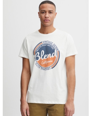 Blend T-Shirt 20715308 Biały Regular Fit