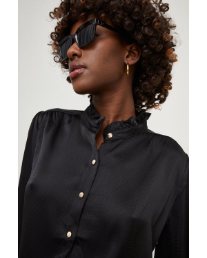 Answear Lab koszula damska kolor czarny regular ze stójką