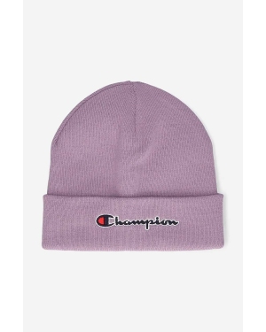 Champion czapka kolor fioletowy z cienkiej dzianiny 805683-PS162