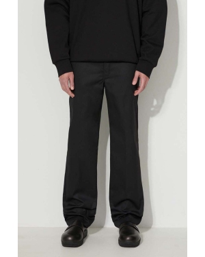Dickies spodnie bawełniane kolor czarny dopasowane 873.BLK-BLACK