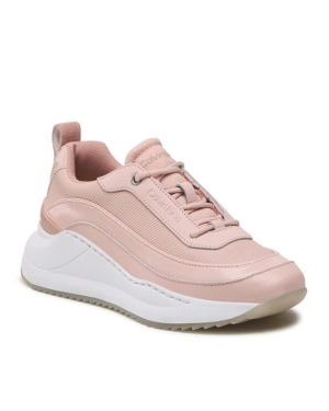 Calvin Klein Sneakersy Internal Wedge Lace Up HW0HW01371 Różowy