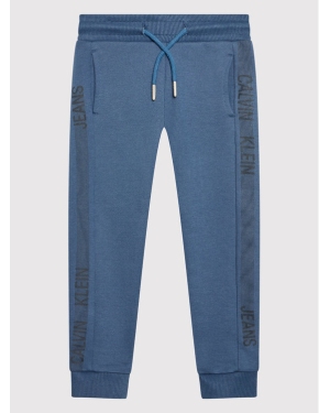 Calvin Klein Jeans Spodnie dresowe Dimension IB0IB01047 Niebieski Regular Fit