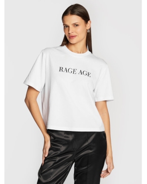 Rage Age T-Shirt Olivia Biały Relaxed Fit