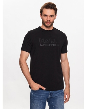 KARL LAGERFELD T-Shirt 755060 533221 Czarny Regular Fit