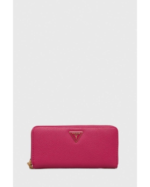Guess portfel LARYN damski kolor różowy SWBA91 96460