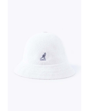 Kangol kapelusz Bermuda Casual kolor biały 0397BC WHITE 0397BC.WHITE-WHITE