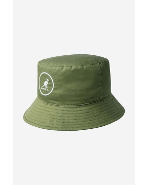 Kangol kapelusz Cotton Bucket kolor zielony bawełniany K2117SP.OLV-OLIVE