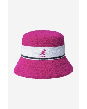 Kangol kapelusz Bermuda Bucket kolor różowy K3326ST.PINK-ELCTRC.PNK