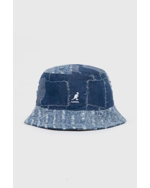 Kangol kapelusz bawełniany Denim Mashup Bucket kolor niebieski bawełniany K5296-MEDIUMBLUE