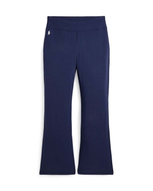 Polo Ralph Lauren spodnie dziecięce kolor niebieski gładkie