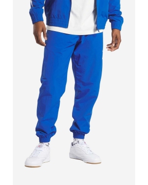 Reebok spodnie dresowe CL Vector Trackpant kolor niebieski gładkie IA2510-NIEBIESKI