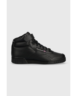 Reebok sneakersy skórzane EX-O-FIT HI kolor czarny 100000109