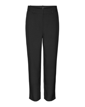 Vero Moda Spodnie materiałowe 10293210 Czarny Straight Fit