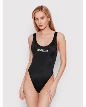 Calvin Klein Swimwear Strój kąpielowy Scoop KW0KW01599 Czarny