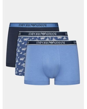 Emporio Armani Underwear Komplet 3 par bokserek 111357 3F717 04937 Granatowy