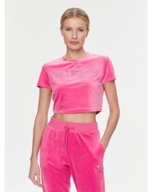 Guess T-Shirt V3BI01 KBXI2 Różowy Boxy Fit