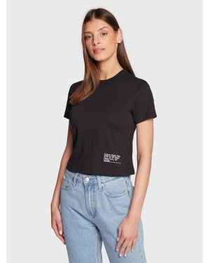 Calvin Klein Jeans T-Shirt J20J220276 Czarny Regular Fit