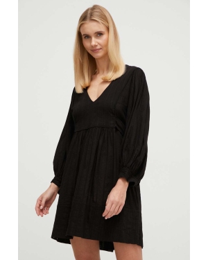 Melissa Odabash sukienka plażowa bawełniana Camilla kolor czarny