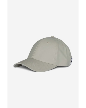 Rains czapka z daszkiem Cap 13600 kolor szary gładka 13600.CEMENT