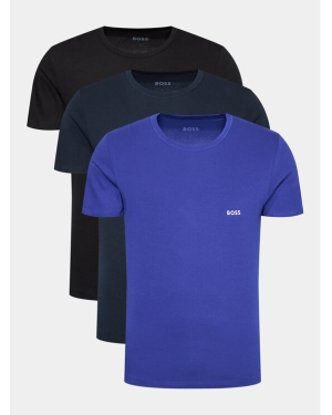 Boss Komplet 3 t-shirtów 50475286 Niebieski Regular Fit