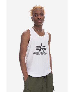Alpha Industries t-shirt bawełniany Basic Tank kolor biały 116513.09-BIALY